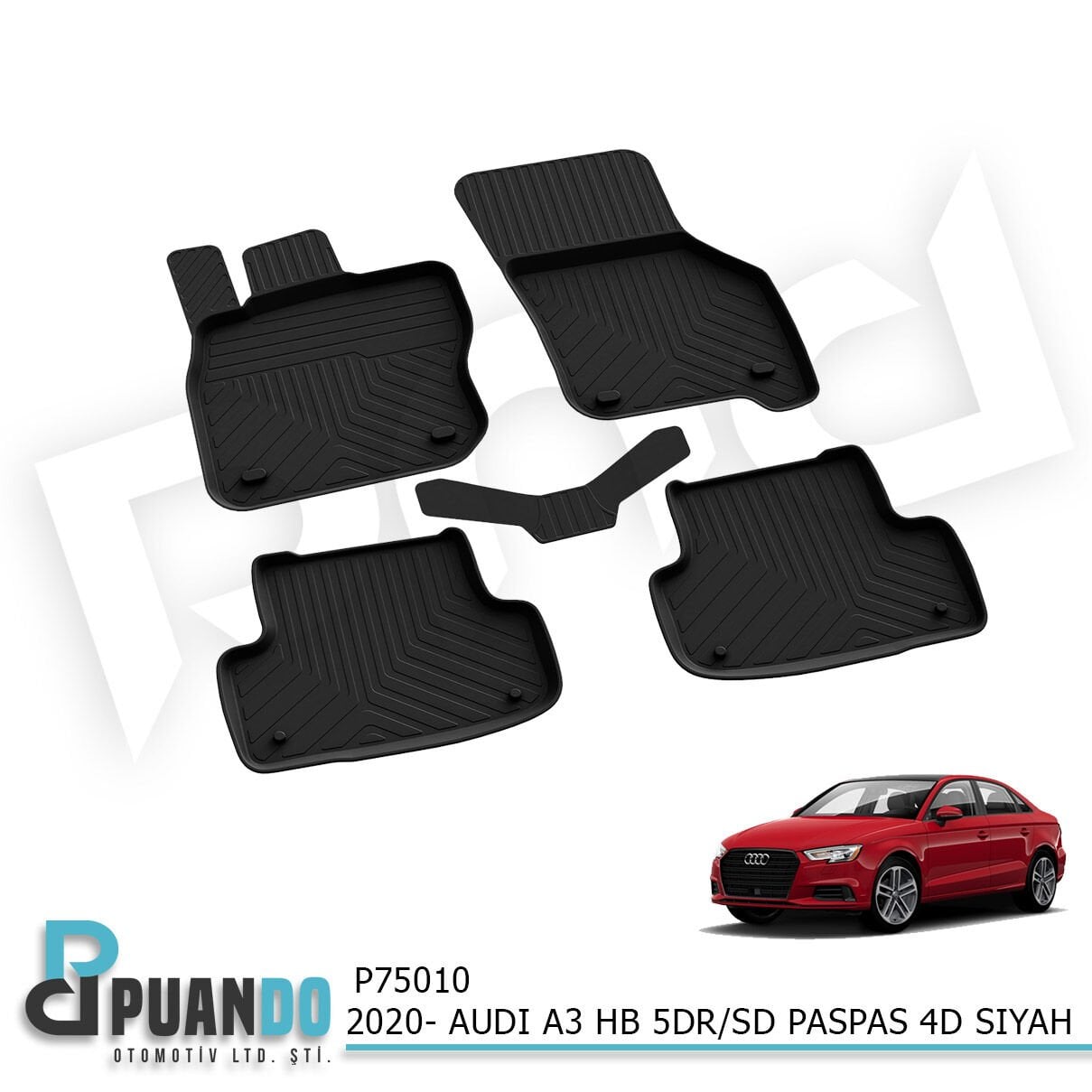 2020- AUDI A3 HB 5KP/SD PASPAS 4D SIYAH