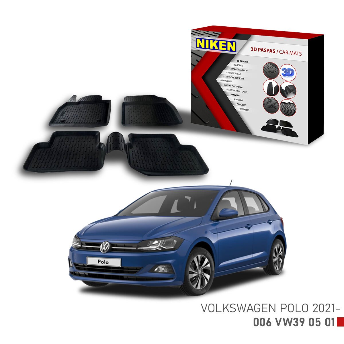 VW POLO 2021- 3D PASPAS