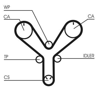 TOYOTA Uyumlu 98-07 TRIGER KAYISI 13568-59095 CONTITECH