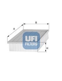 OPEL VECTRA A 89-95 HAVA FILTRESI 834297 UFI