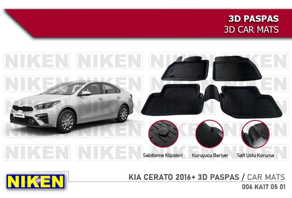 KIA CERATO 2016- 3D PASPAS