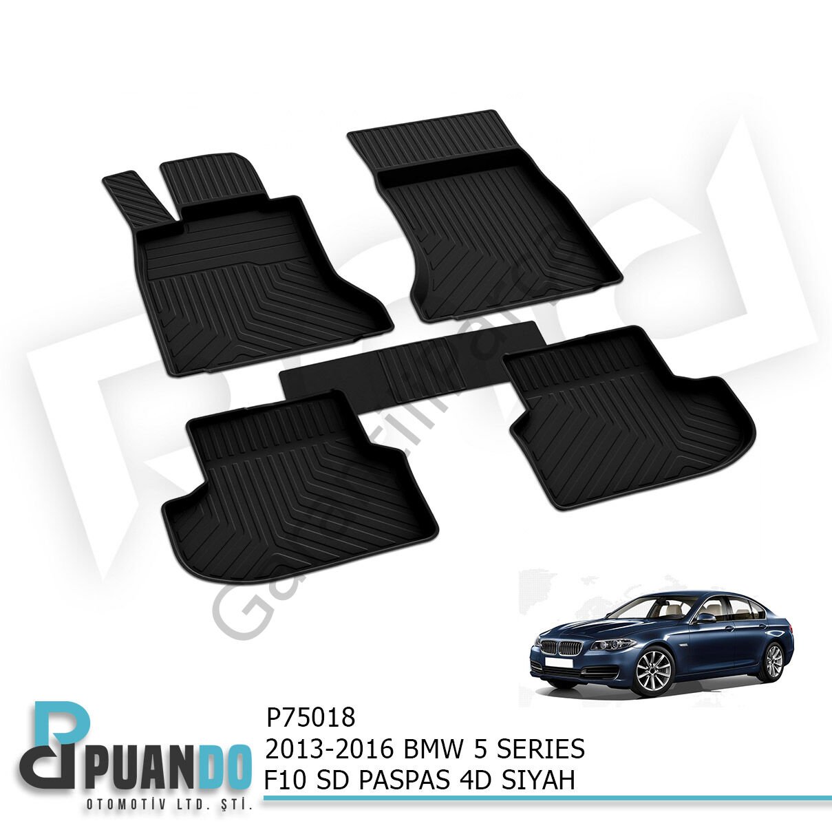 2013-2016 BMW 5 SERIES F10 xDrive SD PASPAS 4D SIY