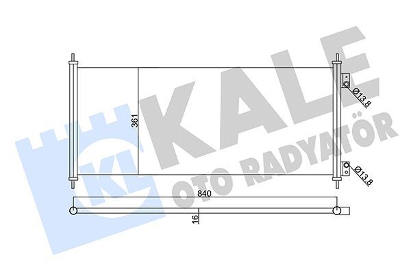 FORD TRANSIT V-184 01-06 KLIMA RADYATÖRÜ MEYC1H 19710 BB EUROREPAR