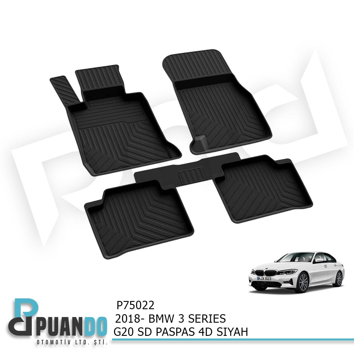 2018- BMW 3 SERIES G20 SD PASPAS 4D SIYAH