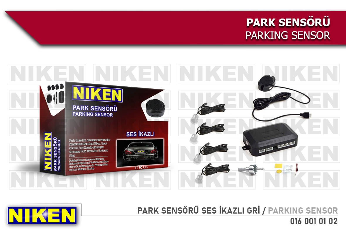 PARK SENSÖRÜ SES İKAZLI GRİ