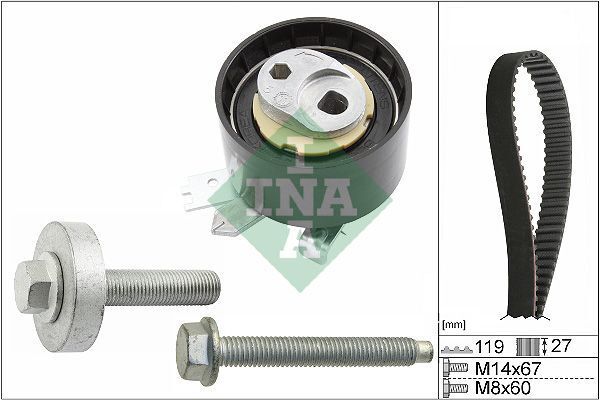 RENAULT MEGANE IV/CLIO V/SYMBOL II/KANGO IV/DUSTER/LODGY 18- TRIGER SETI 130C19462R INA