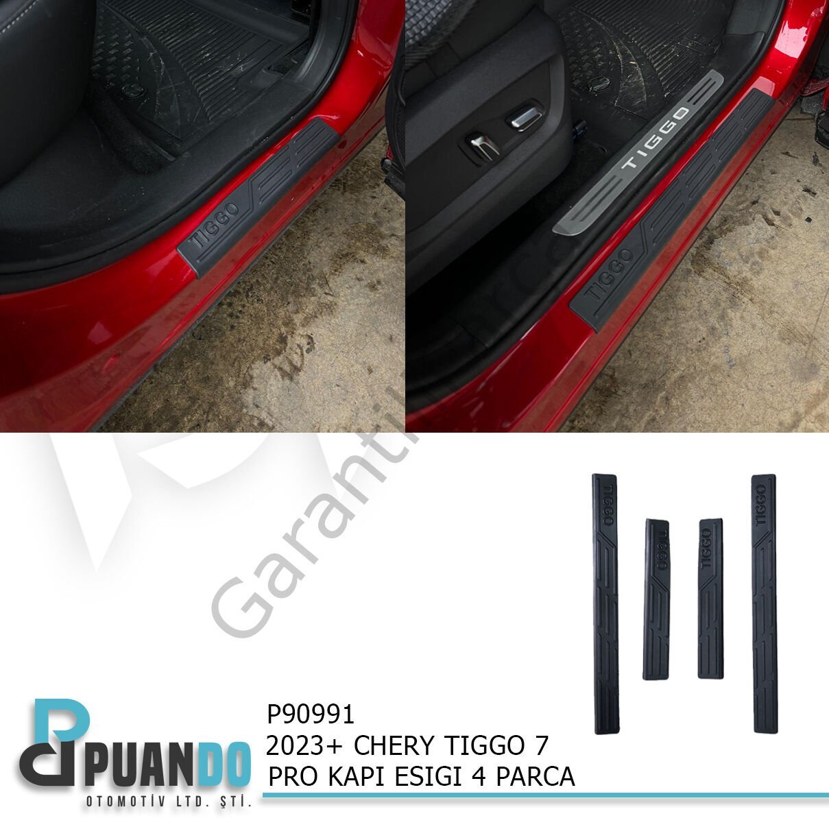 2023+ CHERY TIGGO 7 PRO KAPI ESIGI 4 PARCA