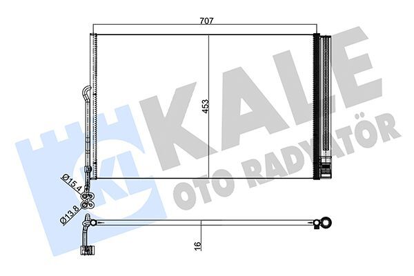 VOLKSWAGEN TOUAREG 10-15 KLIMA RADYATÖRÜ 7P0820411A KALE