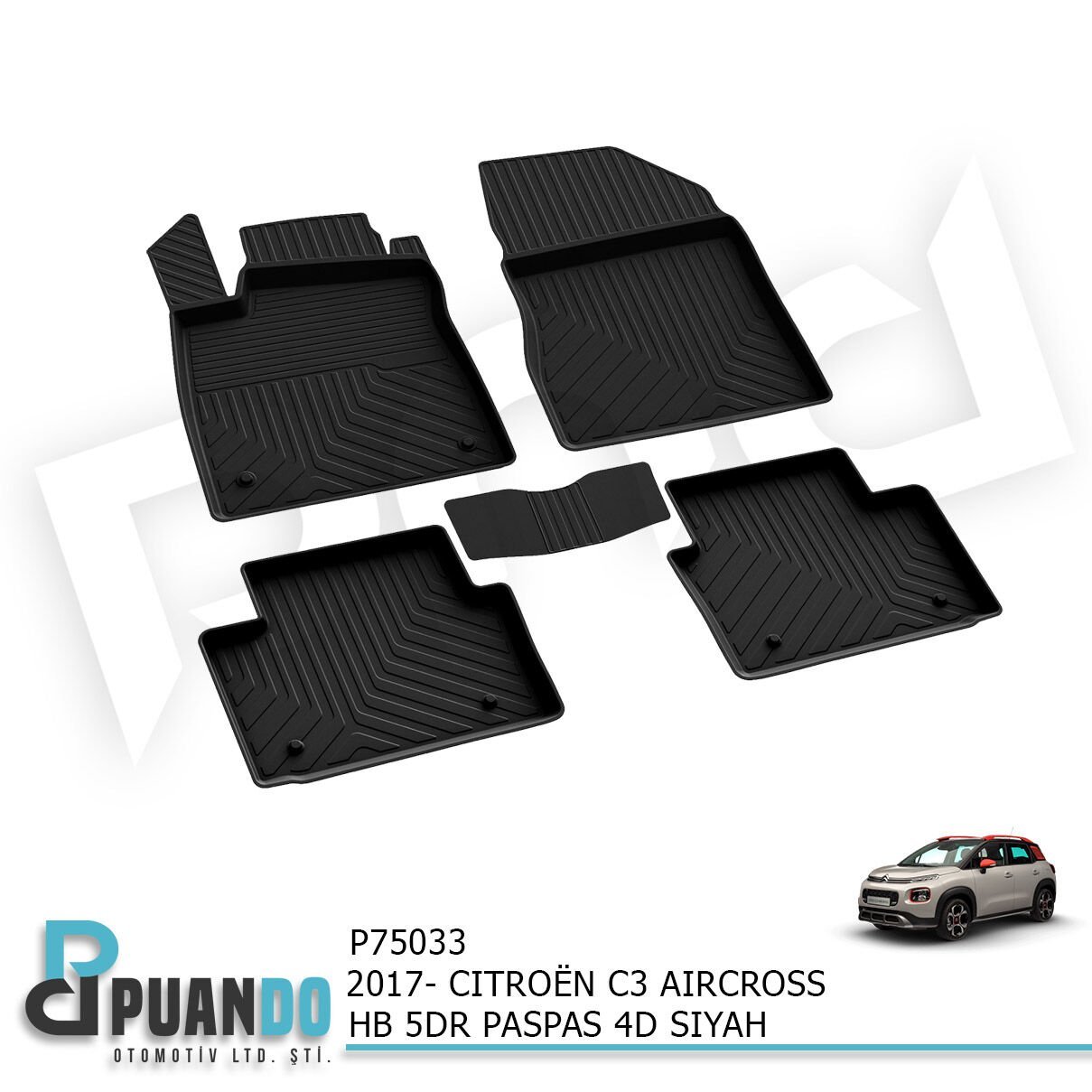 2017-2021 CITROËN C3 AIRCROS HB 5KP PASPAS 4DSIYAH