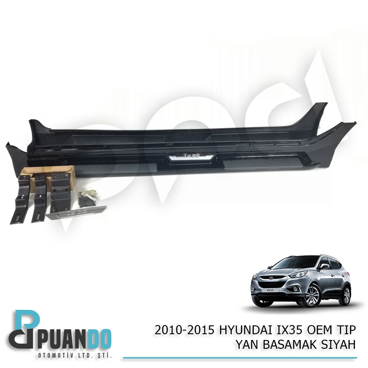 HYUNDAI IX35 OEM TIP YAN BASAMAK SIYAH