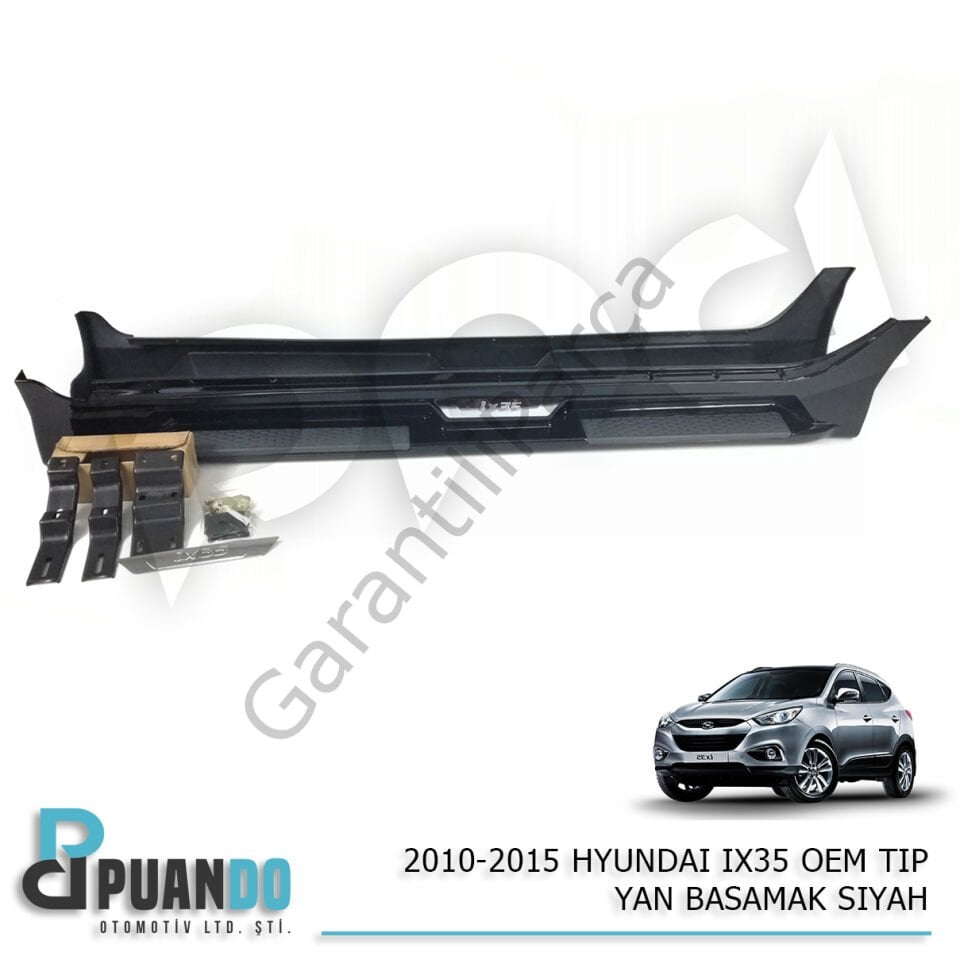 HYUNDAI IX35 OEM TIP YAN BASAMAK SIYAH