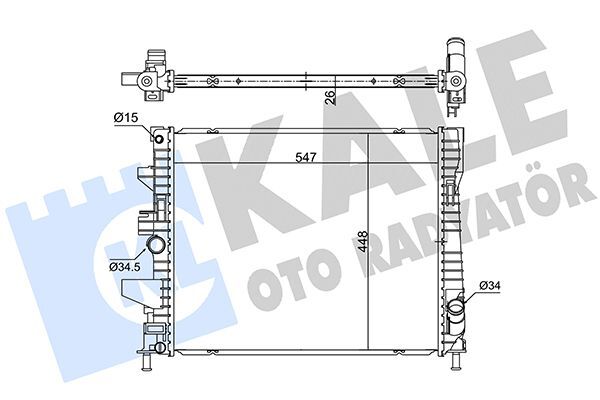 FORD FOCUS 15- SU RADYATÖRÜ F1F1 8005-VE KALE