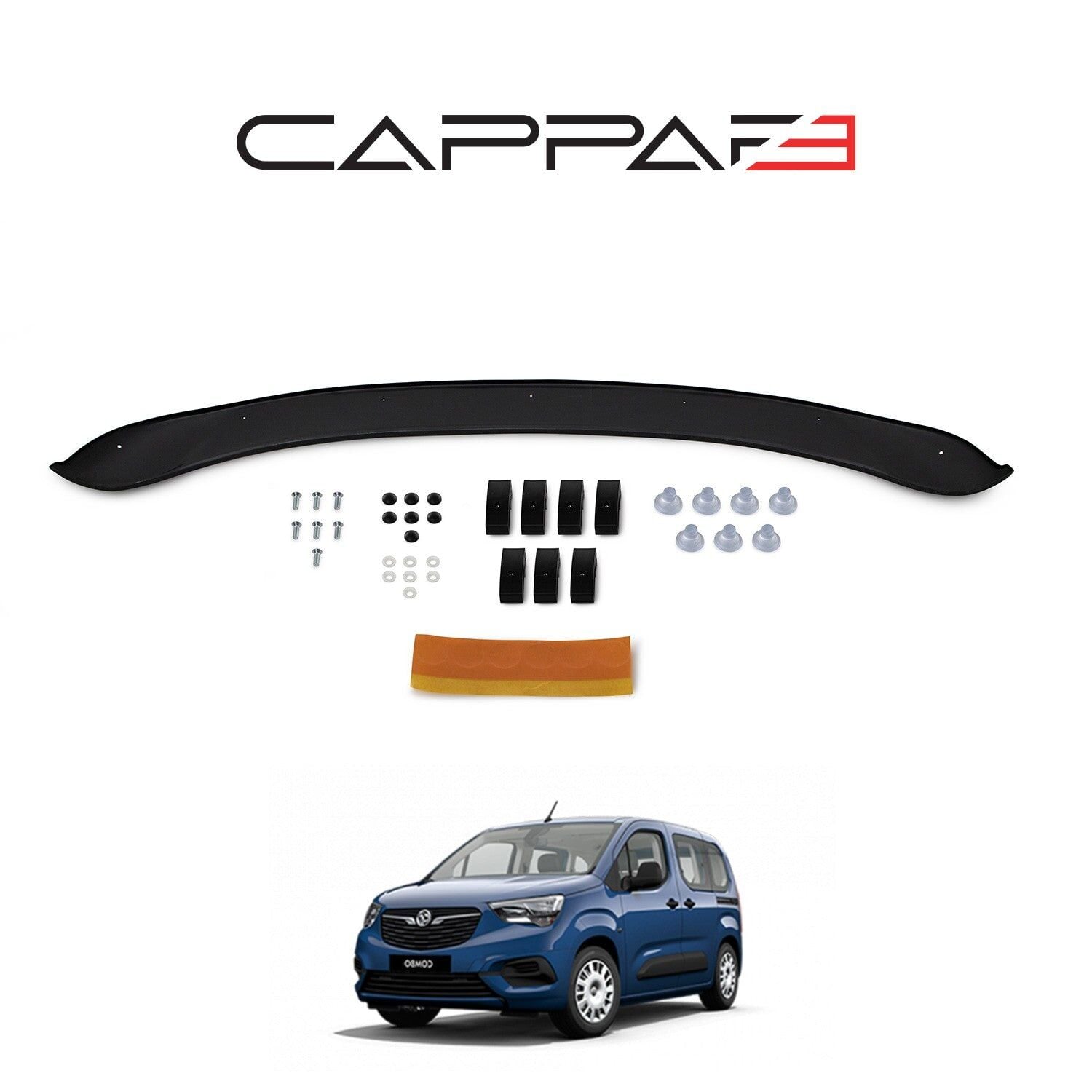 Opel Combo E 2018 Yılı Ve Sonrası Ön Kaput Rüzgarlık 4mm