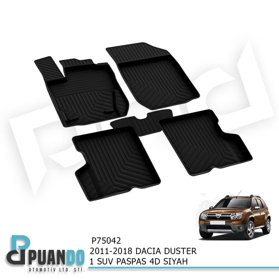 2011-2018 DACIA DUSTER 1 SUV PASPAS 4D SIYAH