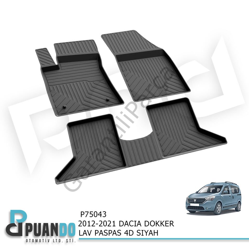 2012-2021 DACIA DOKKER PASPAS 4D SIYAH