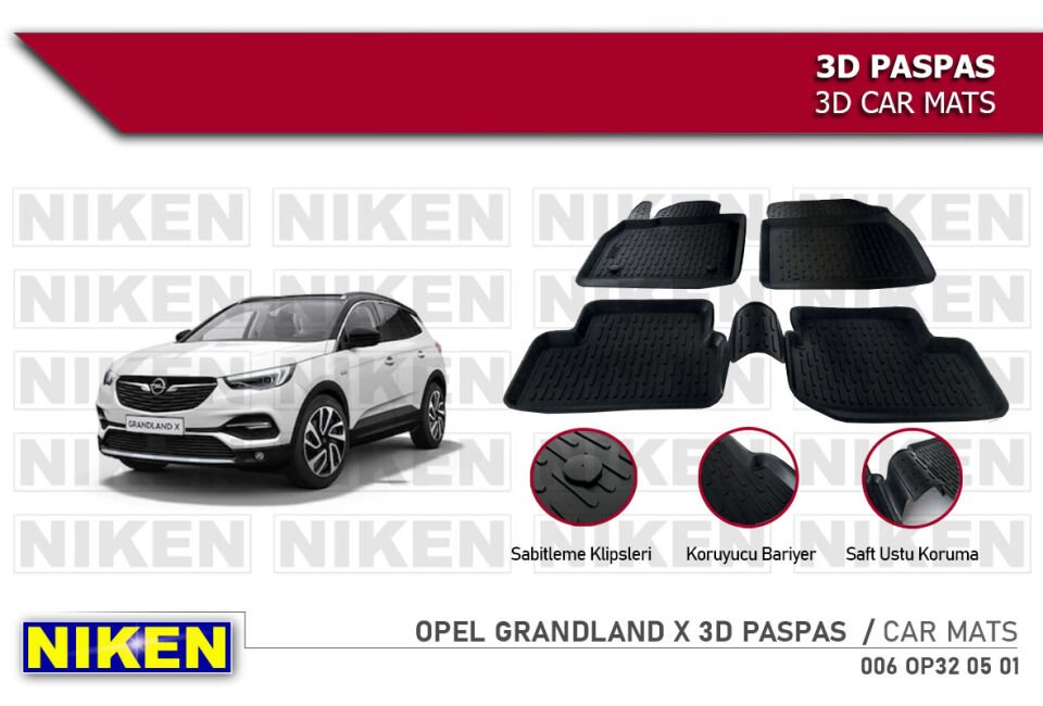 OPEL GRANDLAND X 3D PASPAS