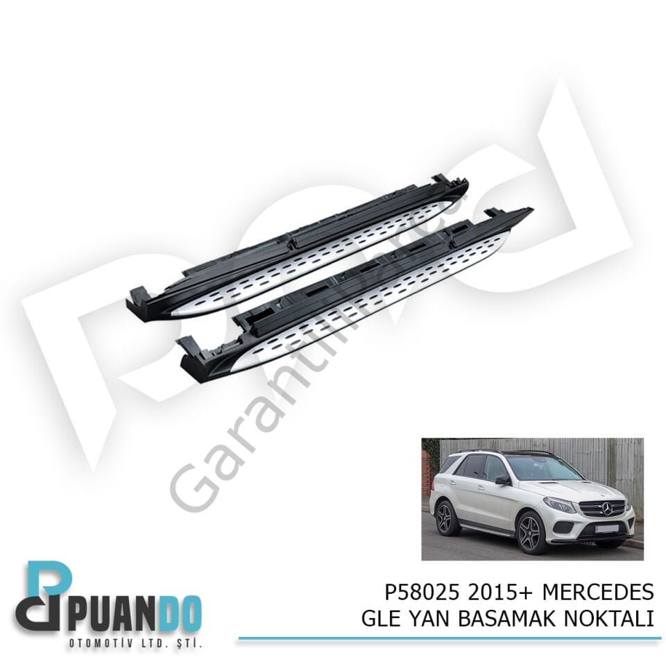 2015+ MERCEDES GLE YAN BASAMAK NOKTALI