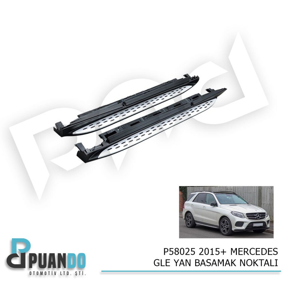 2015+ MERCEDES GLE YAN BASAMAK NOKTALI