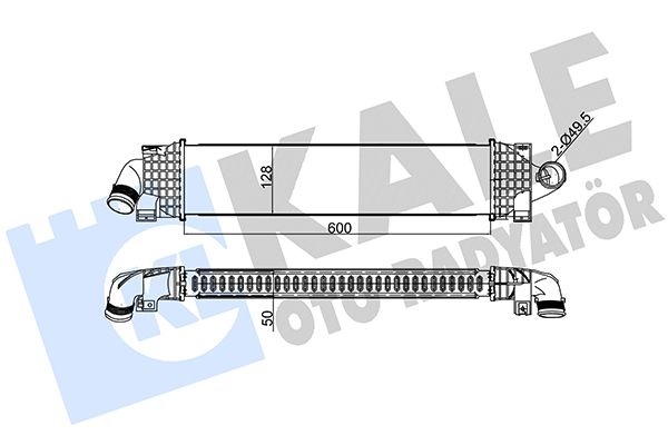 FORD FOCUS/C-MAX 03- TURBO RADYATÖRÜ 3M5H 9L440 AE KALE