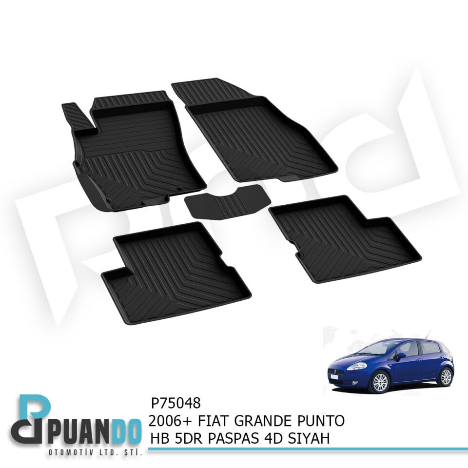 2006+ FIAT GRANDE PUNTO HB 5KP PASPAS 4D SIYAH