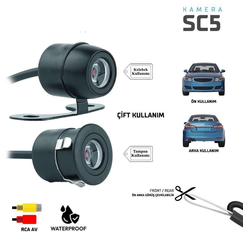 GERİ VİTES KAMERASI KELEBEK - TAMPON MODEL SC-5