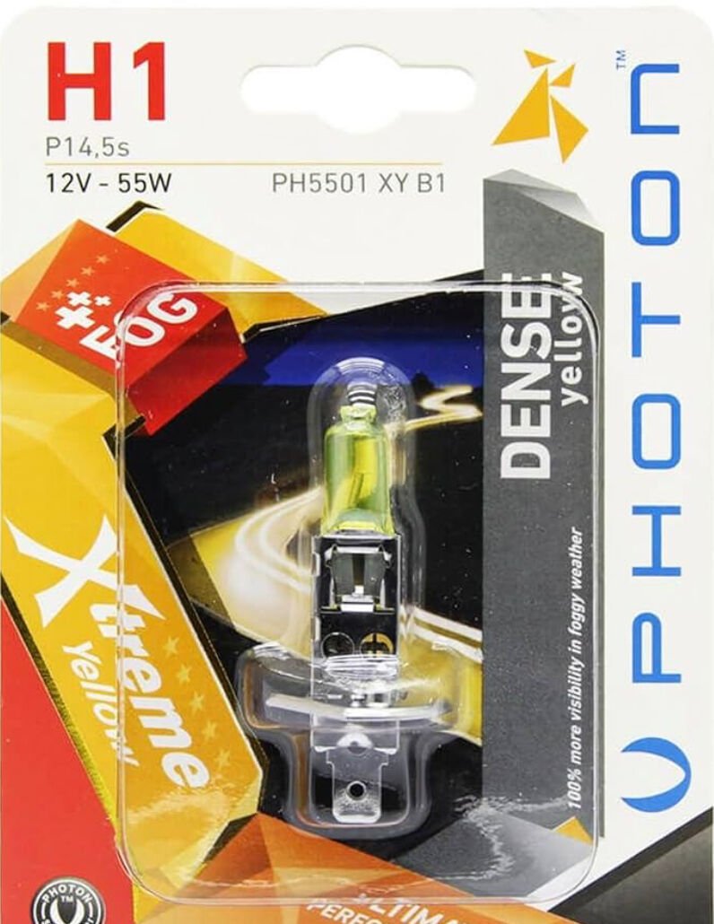 AMPUL H1 12 V SARI YELLOW PHOTON