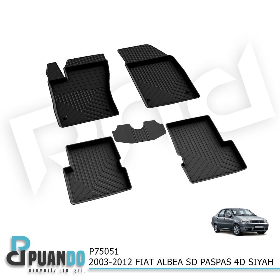 2003-2012 FIAT ALBEA SD PASPAS 4D SIYAH