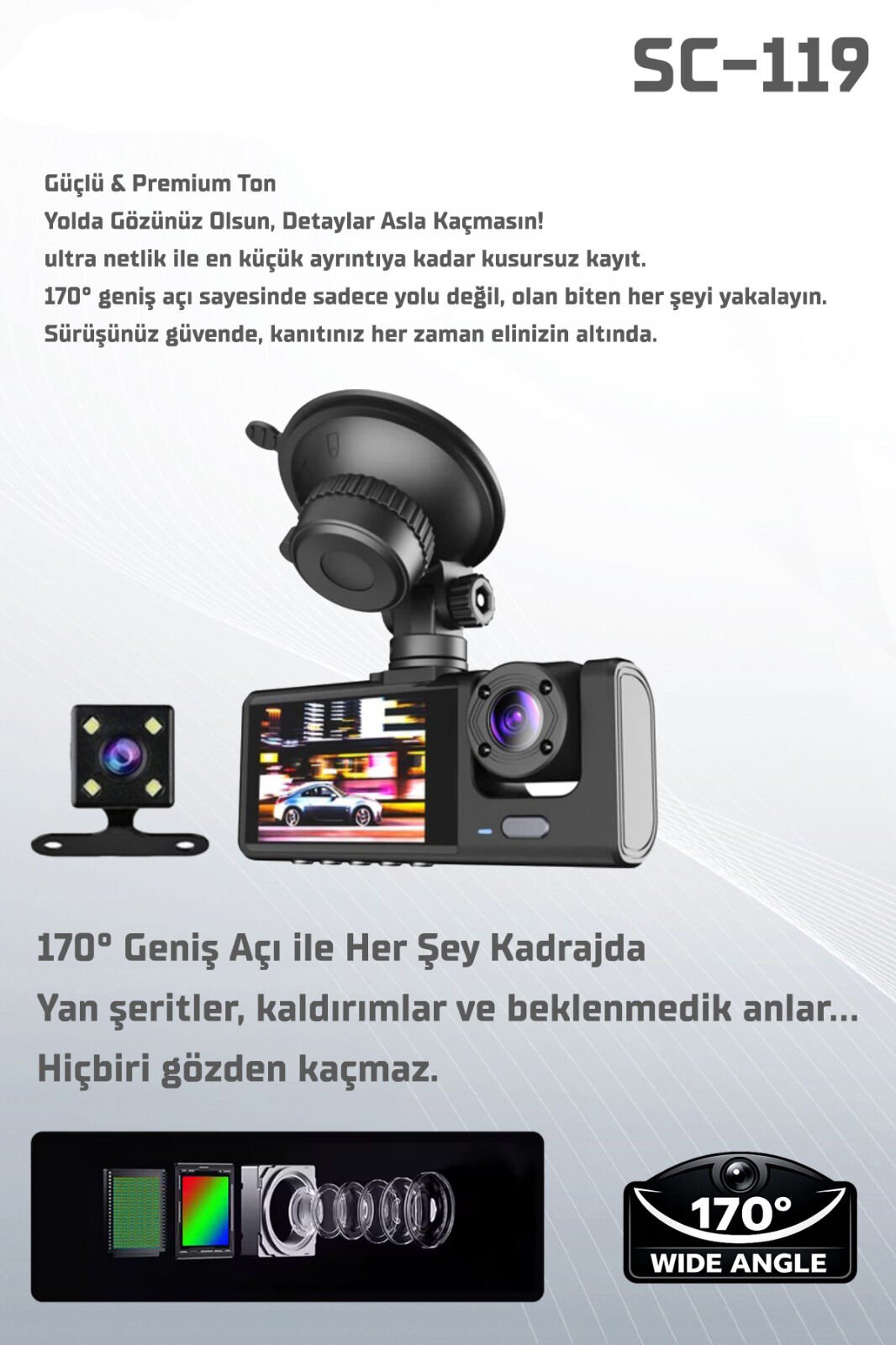 KAYIT CİHAZI 3 KAMERALI