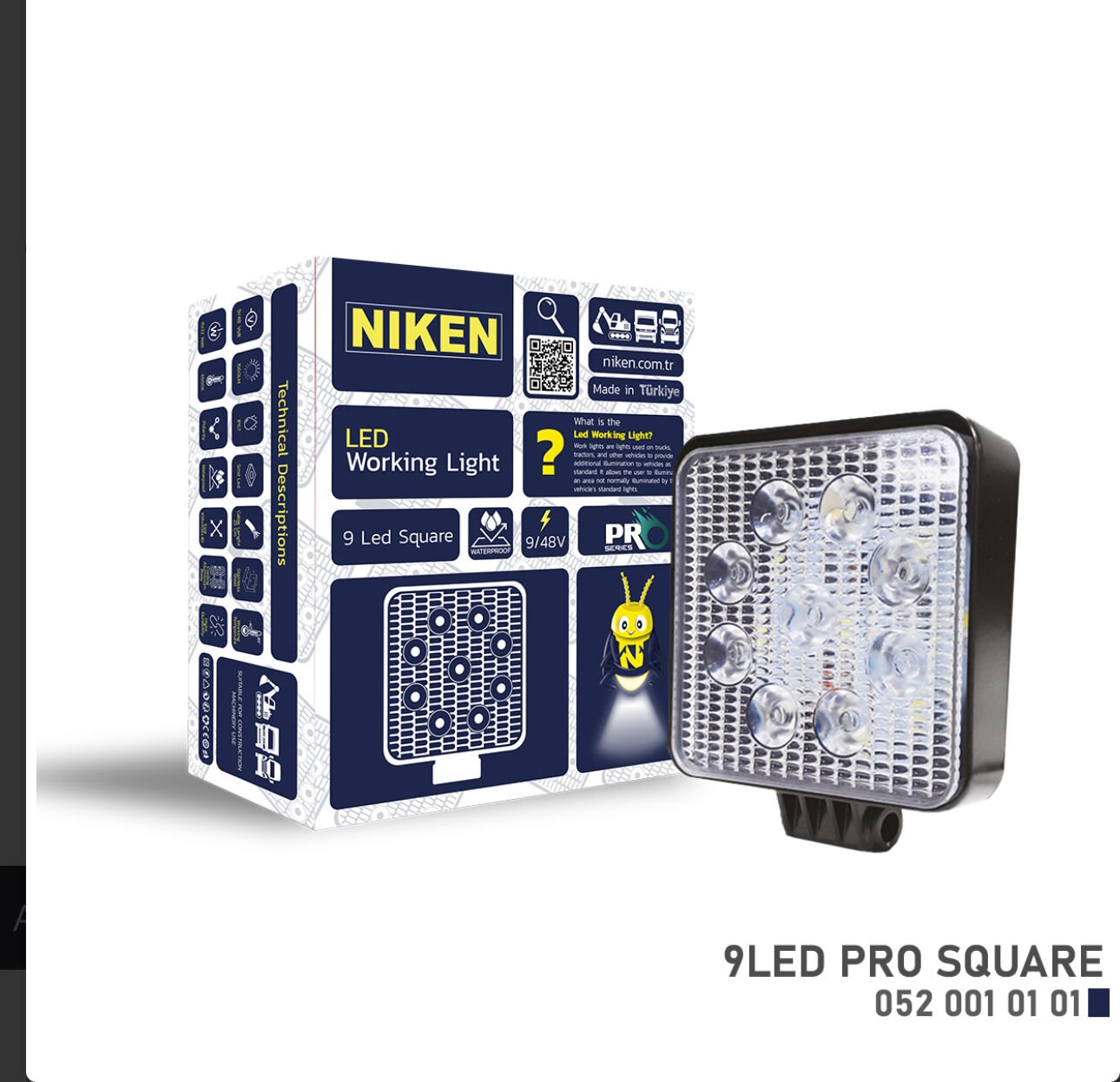 ÇALIŞMA LAMBASI 9 LEDLİ