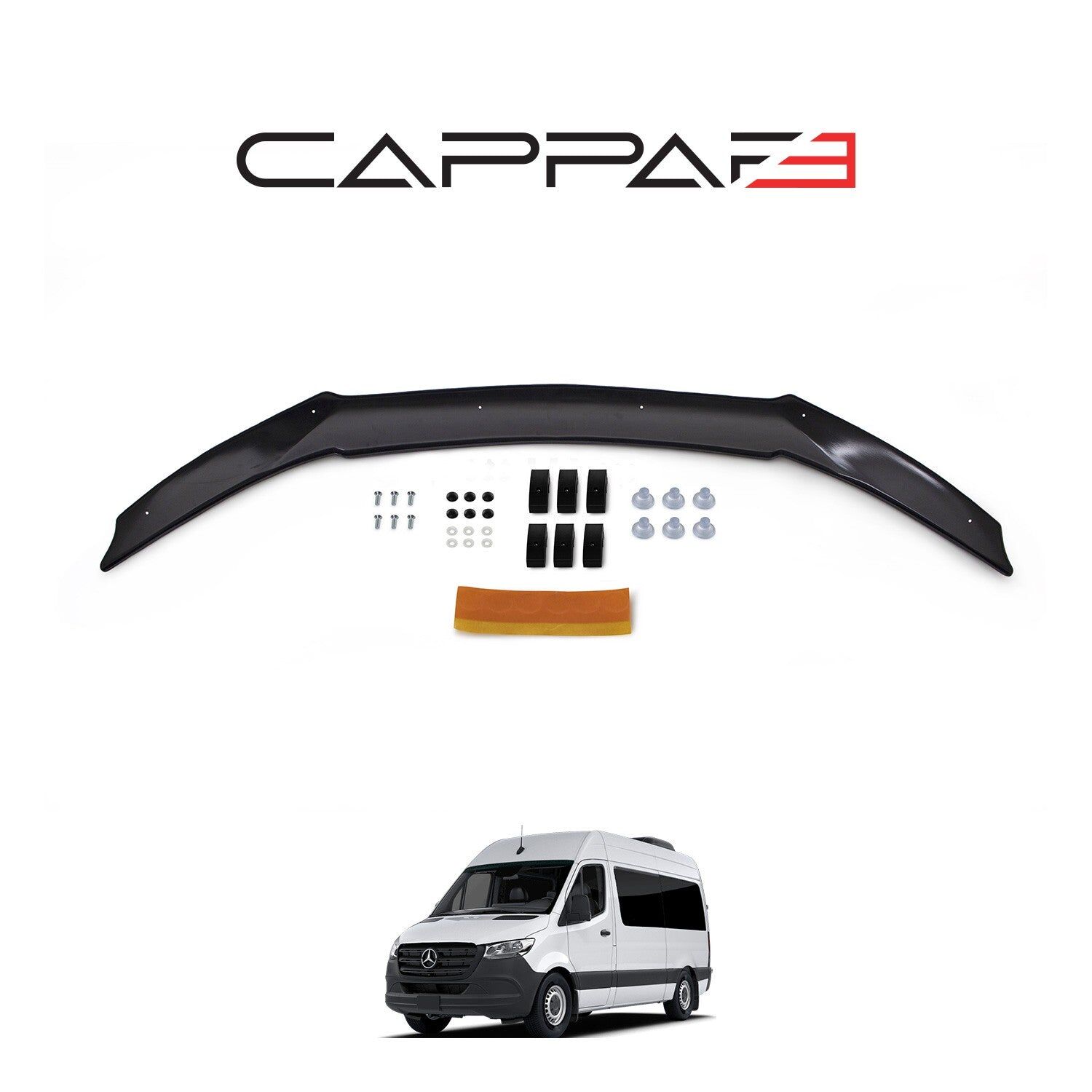 Mercedes Sprinter 2018- Yılı ve Sonrası Uyumlu Kaput Rüzgarlığı 4mm