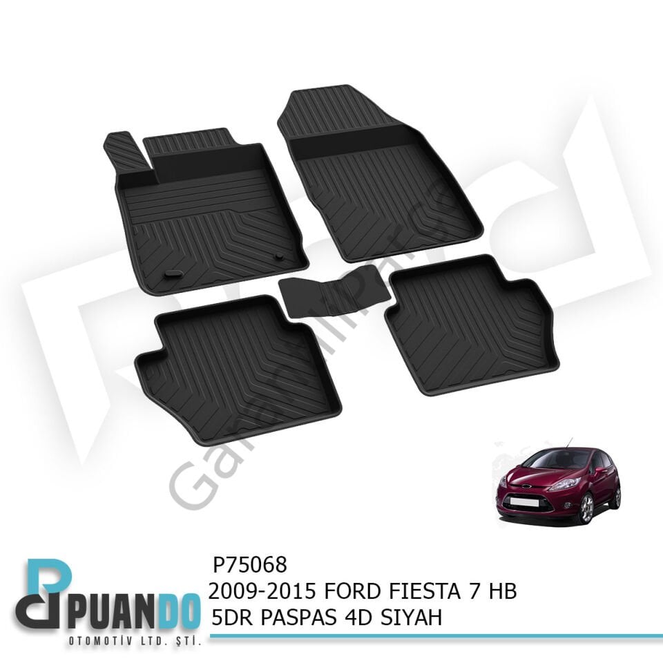 2009-2015 FORD FIESTA 7 HB 5KP PASPAS 4D SIYAH