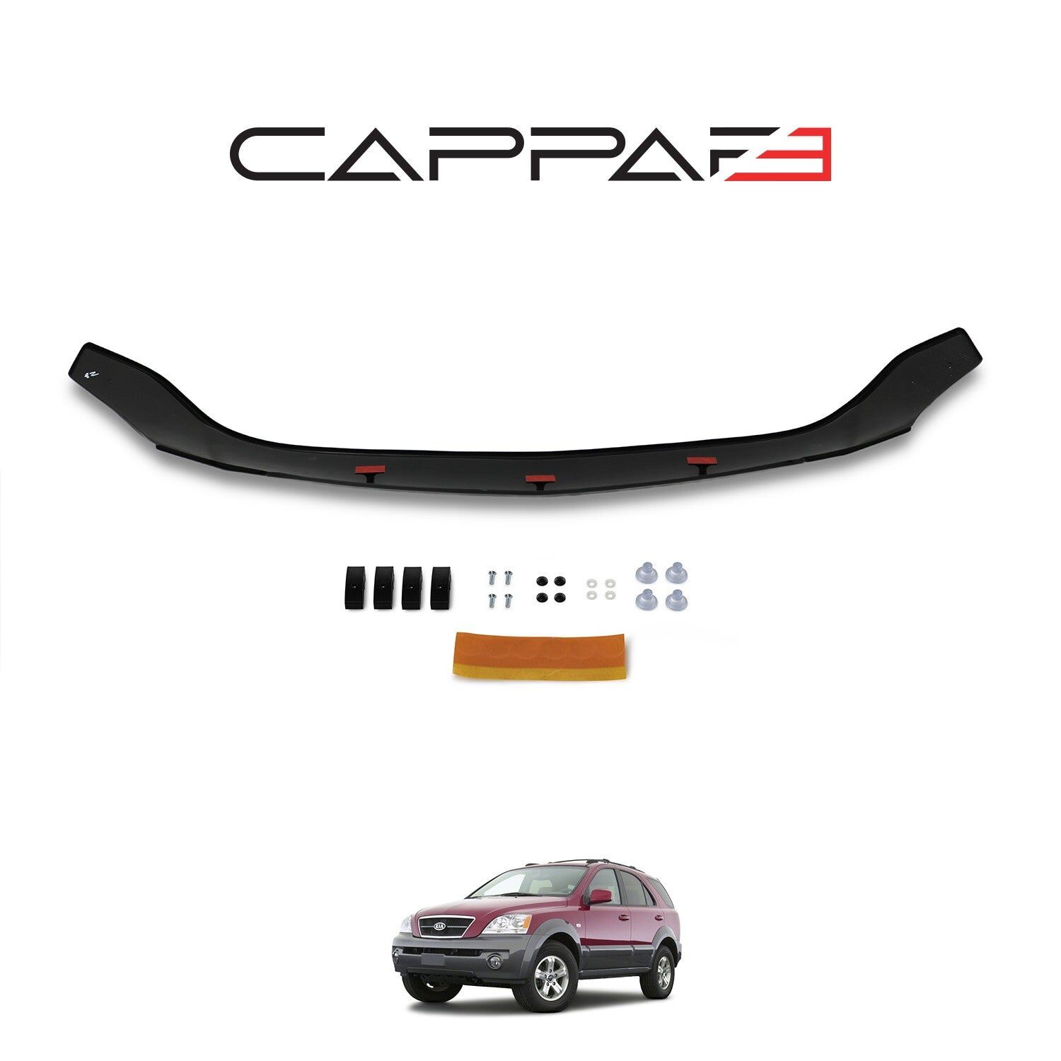 Kia Sorento 2002-2006 Yılları Arası Uyumlu Kaput Rüzgarlığı 4mm