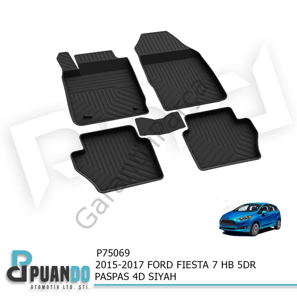 2015-2017 FORD FIESTA 7 HB 5KP PASPAS 4D SIYAH