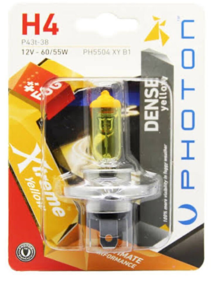 AMPUL H4 12 V SARI YELLOW PHOTON