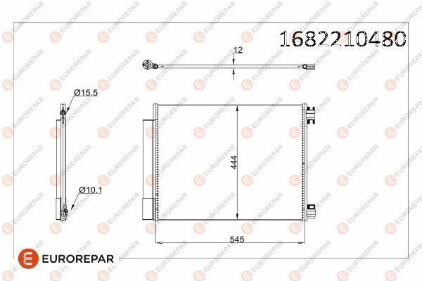 RENAULT MEGANE IV/ TALISMAN / SCENIC IV 15- KLIMA RADYATÖRÜ 921002969R EUROREPAR