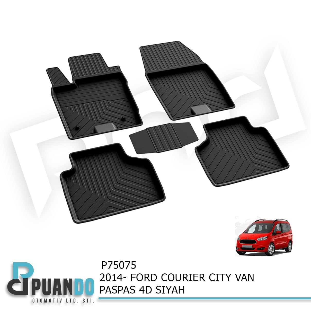 2014- FORD COURIER PASPAS 4D SIYAH