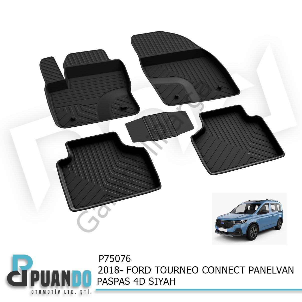2015-2021 FORD TOURNEO CONNECT PANELVAN PASPAS 4D