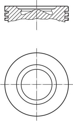 FIAT DUCATO III/IVECO DAILY-KARSAN JEST 11- PISTON+SEGMAN 500055511 FEDERAL