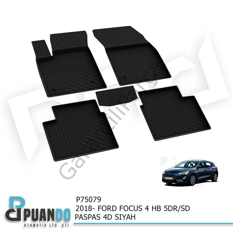 2018- FORD FOCUS 4 HB 5KP/SD PASPAS 4D SIYAH