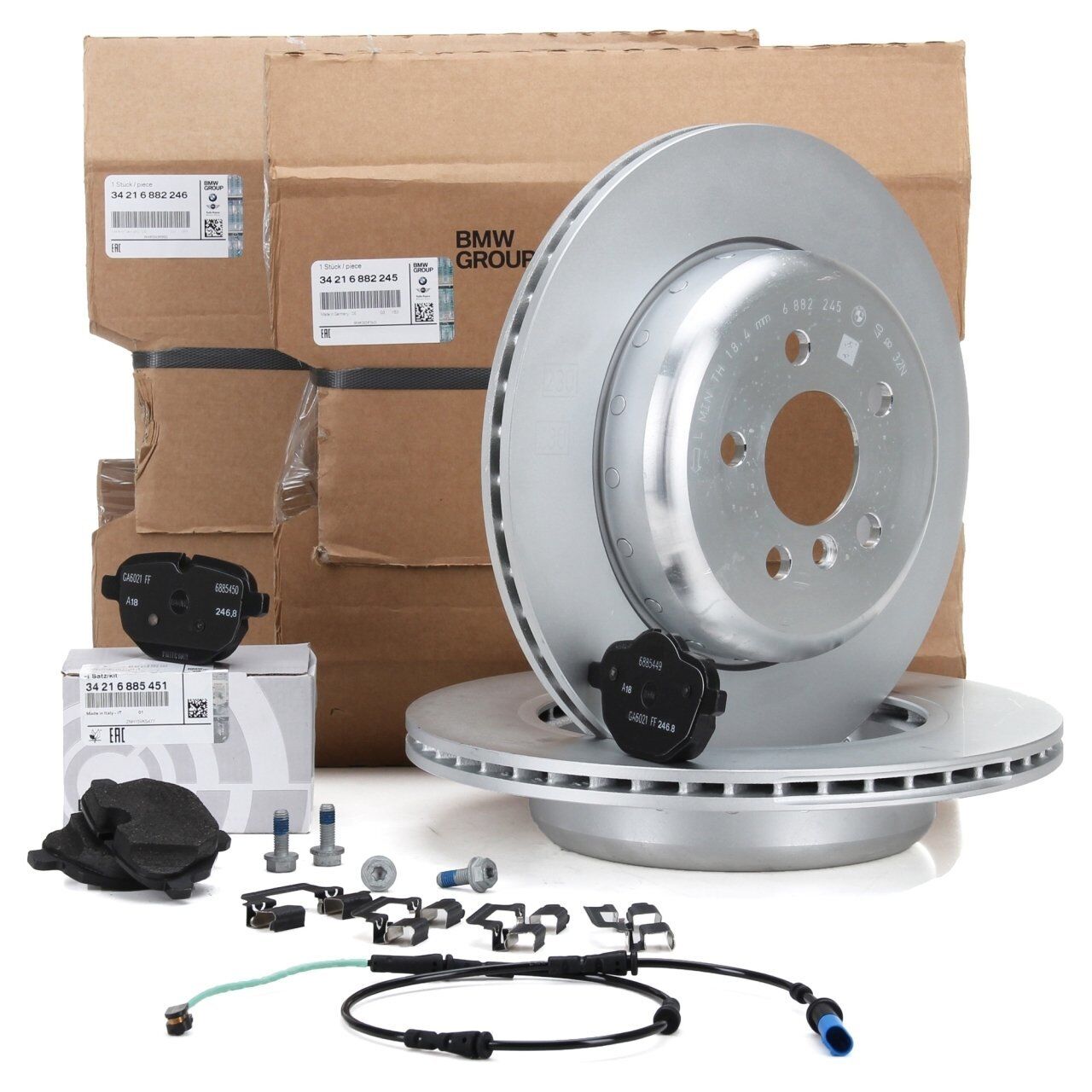 BMW F10-F10 LCI-F11-F11-F11 LCI-F18-F18 LCI-5G30-G31-6G32 GT-7G11-G12-X3 F25-X4 F26 10-19 FREN BALATASI ARKA 34216862202 BOSCH