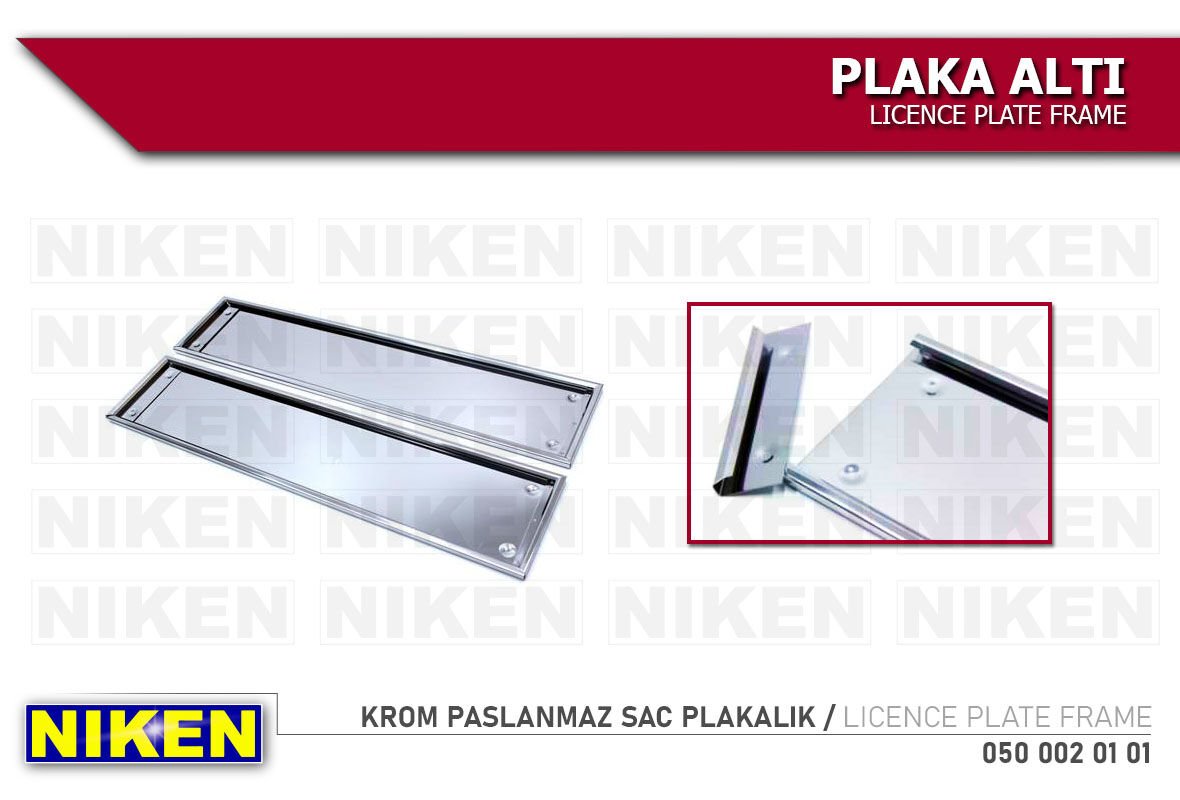 KROM PASLANMAZ SAC PLAKALIK (TAKIM)
