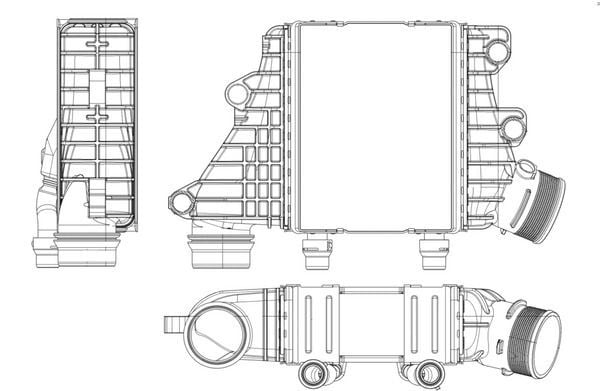 BMW LAND ROVER DISCOVERY SPORT EVOQUE 14- TURBO RADYATÖRÜ LR095900 BEHR