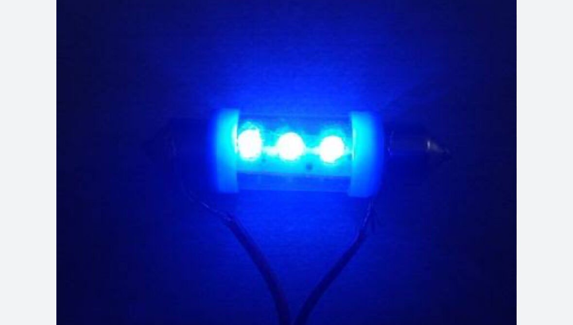 SOFİT LED 6 LEDLİ 12 V MAVİ