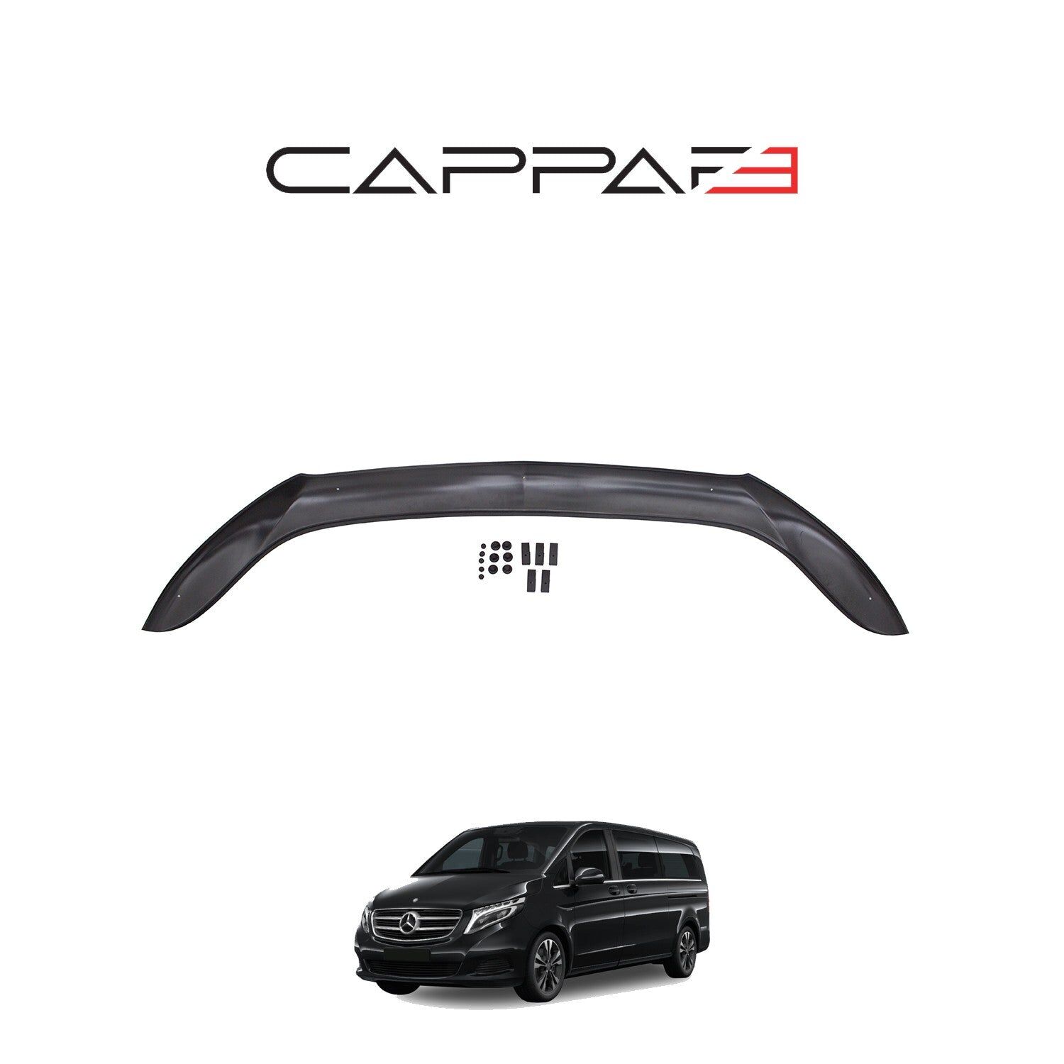 Mercedes V-Class 2019- Yılı ve Sonrası Uyumlu Kaput Rüzgarlığı 3mm