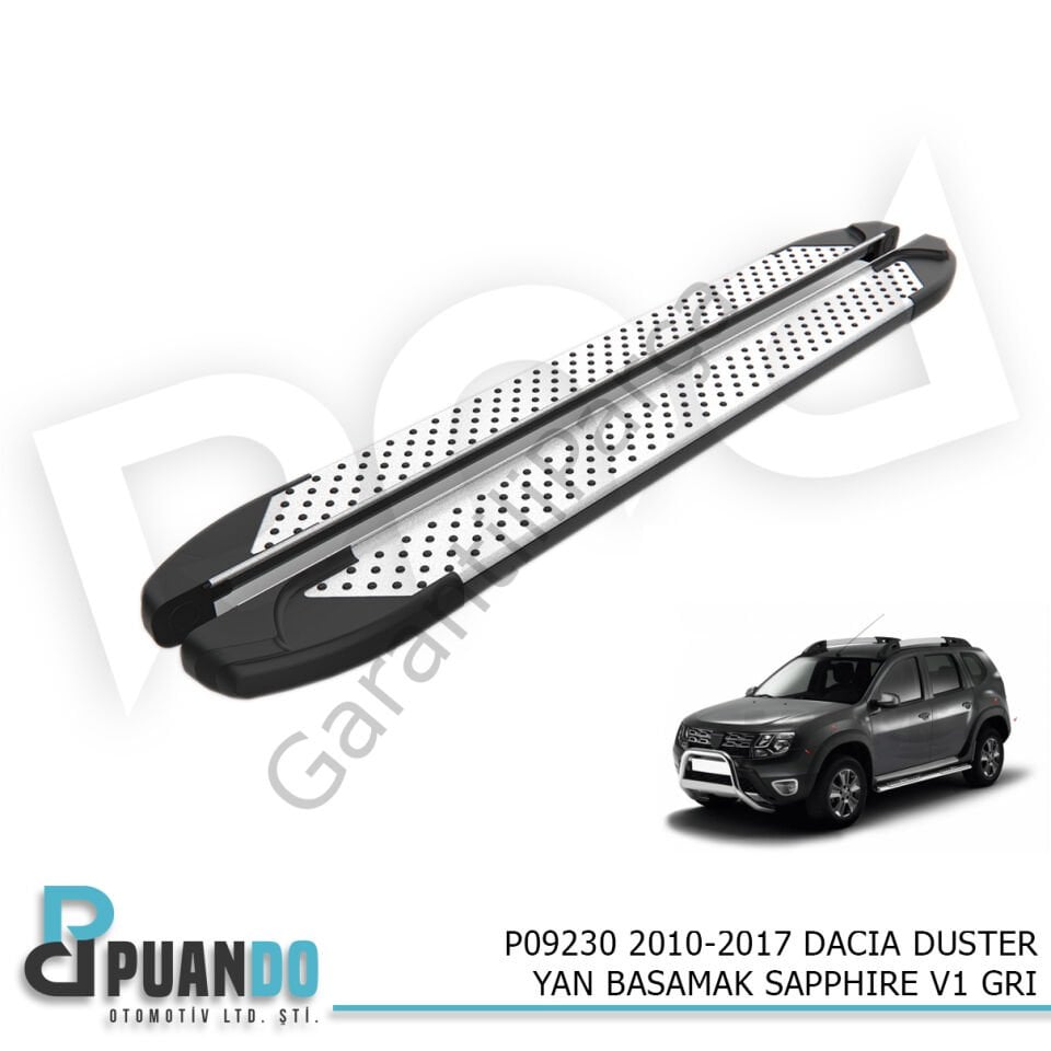 2010-2017 DACIA DUSTER YAN BASAMAK SAPPHIRE V1 GRI
