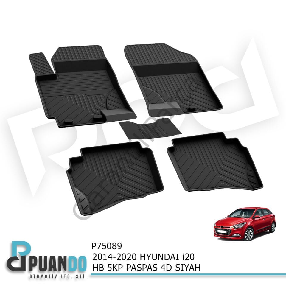 2014-2020 HYUNDAI i20 HB 5KP PASPAS 4D SIYAH