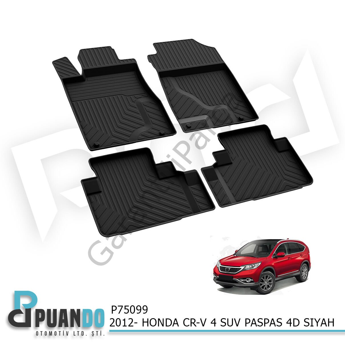 2012- HONDA CR-V 4 SUV PASPAS 4D SIYAH