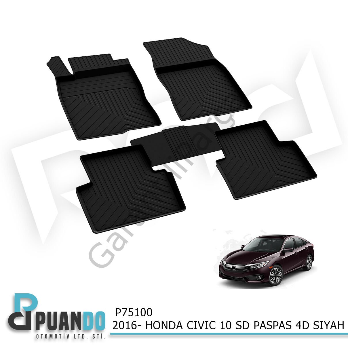 2016- HONDA CIVIC 10 SD PASPAS 4D SIYAH