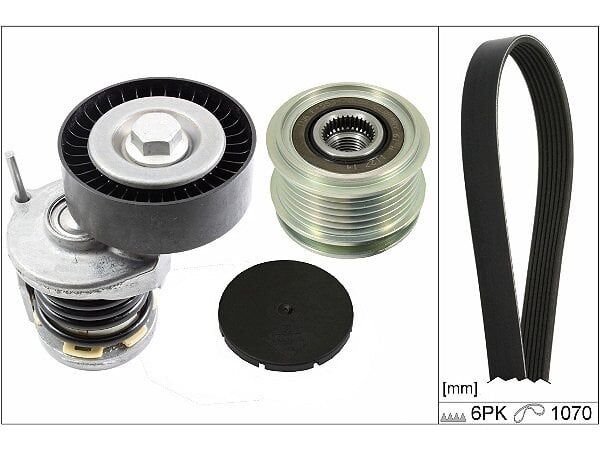 VOLKSWAGEN T5,5-CRAFTER-POLO-PASSAT-GOLF6 10- V KAYIS GERGISI KOMPLE 038903315AH NTN-SNR