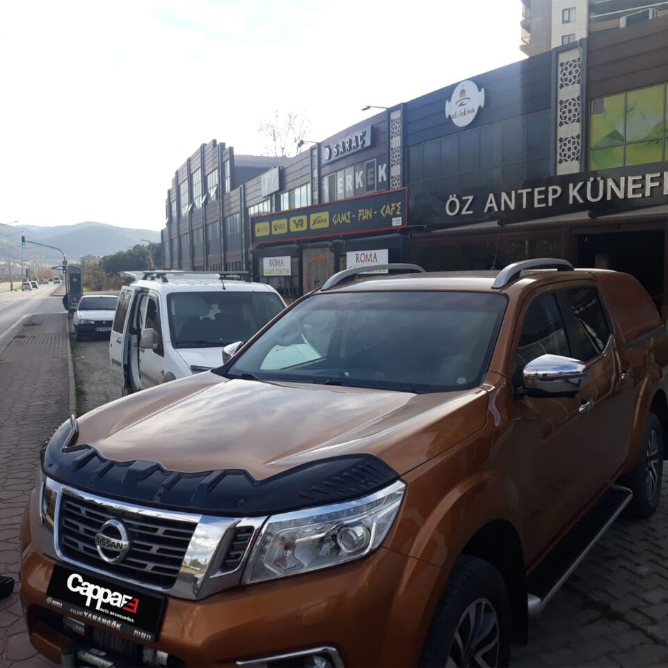 Nissan Navara 2016-2021 Yıl Aralığı Uyumlu Kaput Rüzgarlığı Yarasa Model